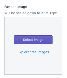 pilih gambar instal favicon di shopify